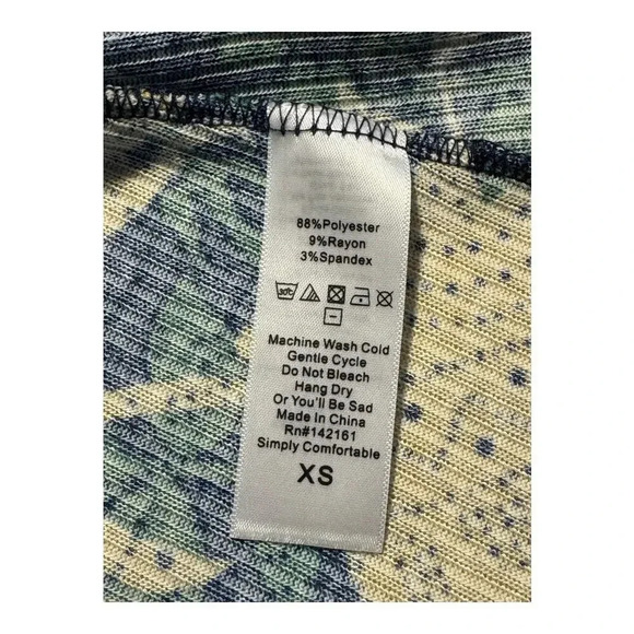 NEW LuLaRoe Sarah Women's XS Floral Kimono Coatigan Multicolor Long Sleeve NWT - Picture 6 of 6